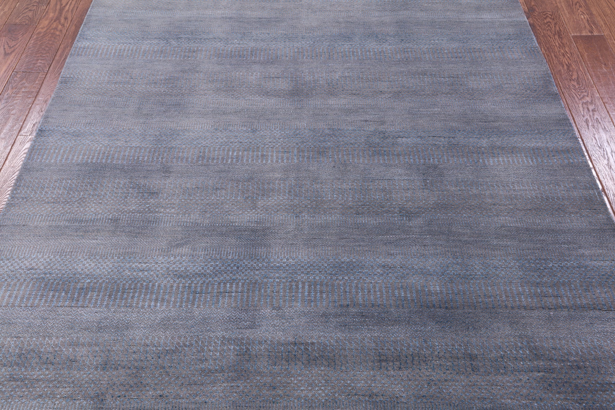 Savannah Grass Hand Knotted Wool & Silk Rug - 6' 0" X 8' 11" - Golden Nile