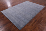 Savannah Grass Hand Knotted Wool & Silk Rug - 6' 0" X 8' 11" - Golden Nile