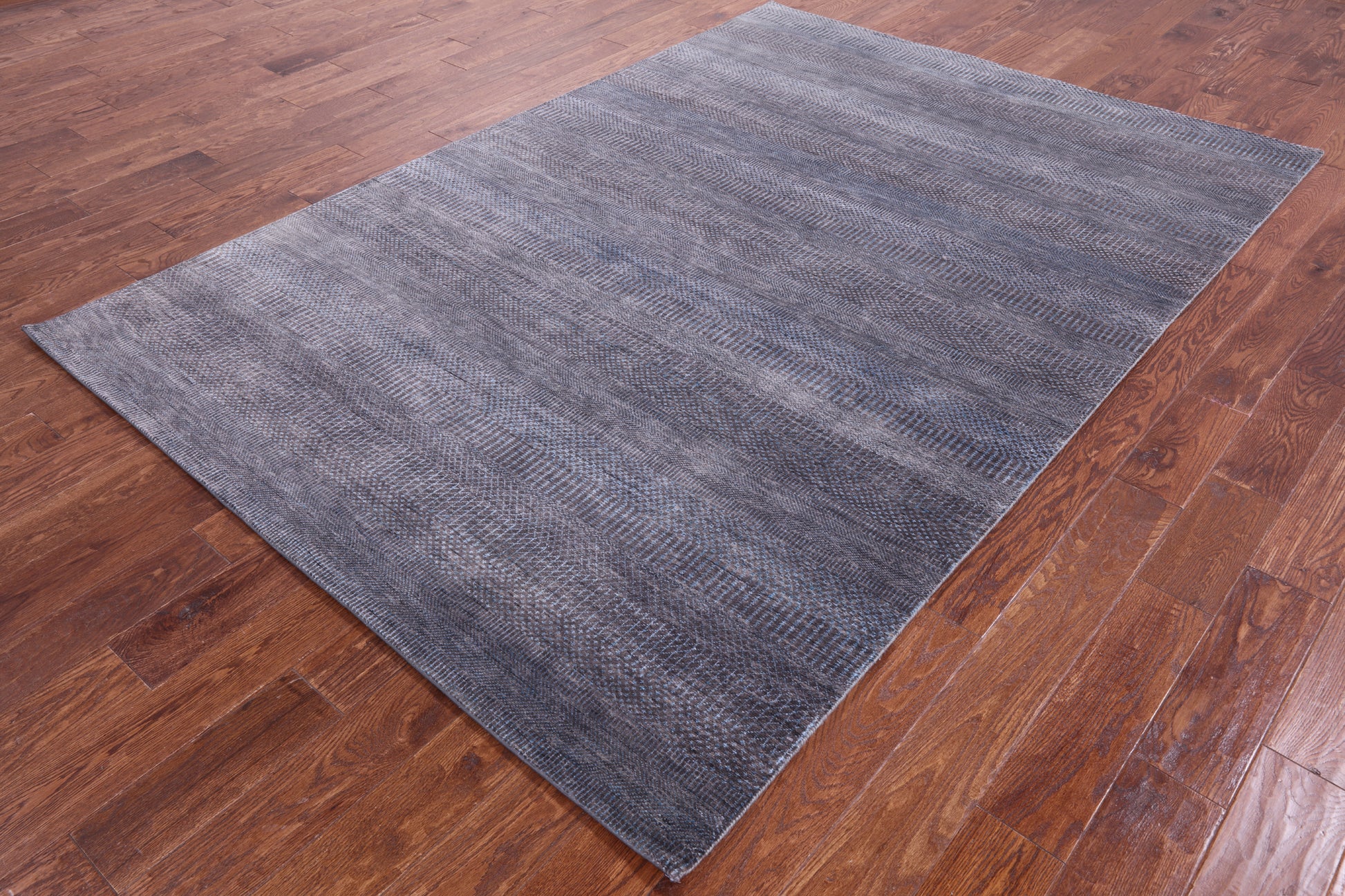 Savannah Grass Hand Knotted Wool & Silk Rug - 6' 0" X 8' 8" - Golden Nile