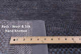 Savannah Grass Hand Knotted Wool & Silk Rug - 6' 0" X 8' 8" - Golden Nile