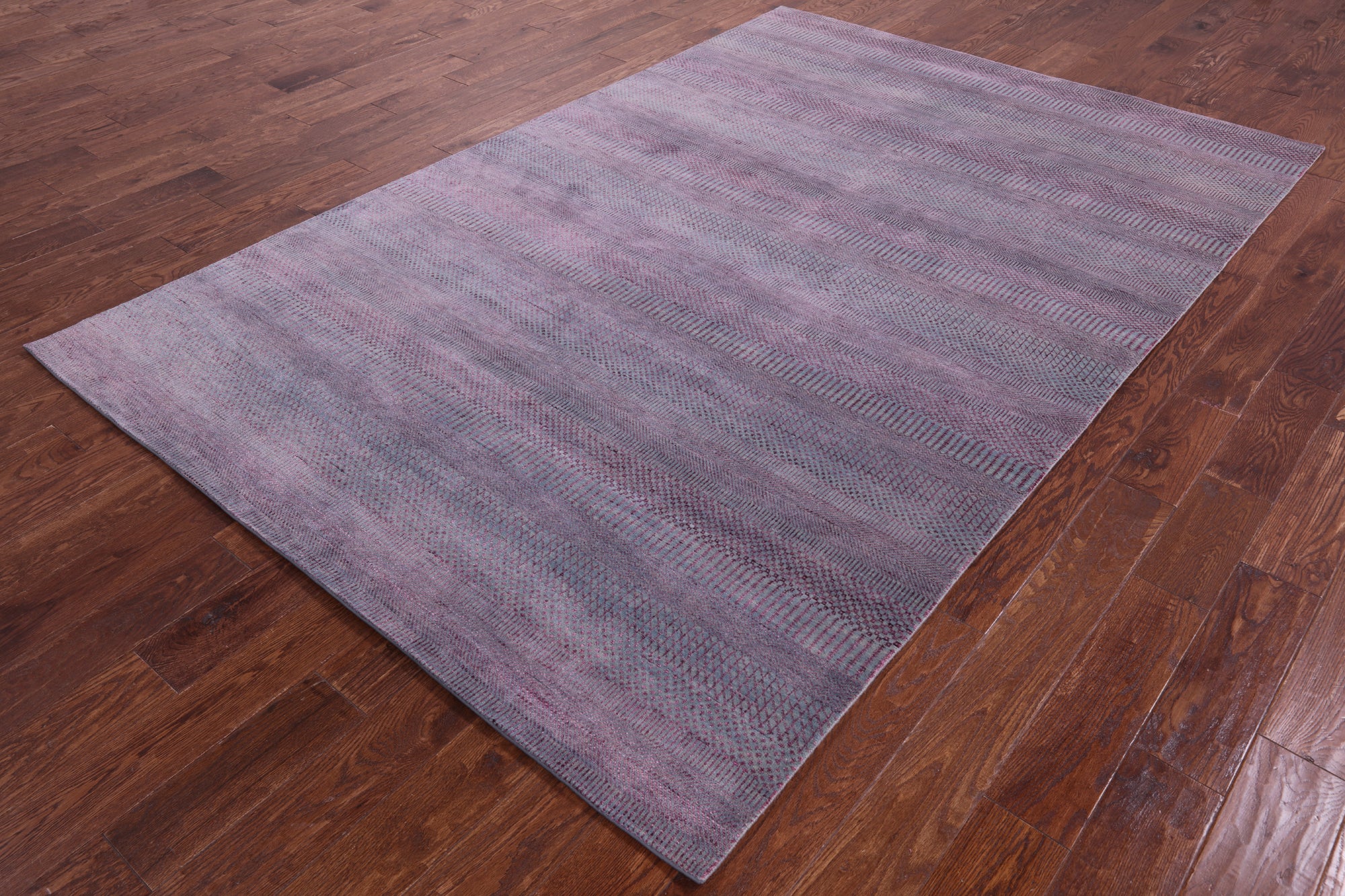 Savannah Grass Hand Knotted Wool & Silk Rug - 6' 1" X 9' 2" - Golden Nile