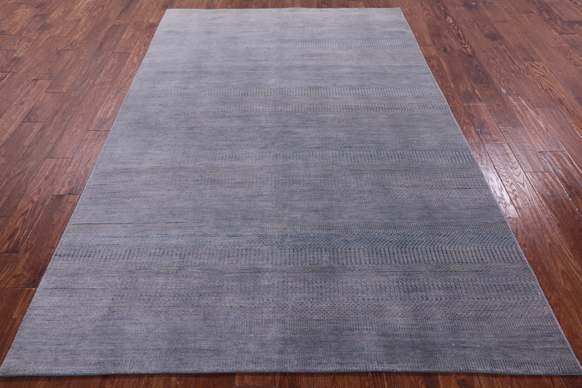 Savannah Grass Hand Knotted Wool & Silk Rug - 6' 0" X 8' 11" - Golden Nile