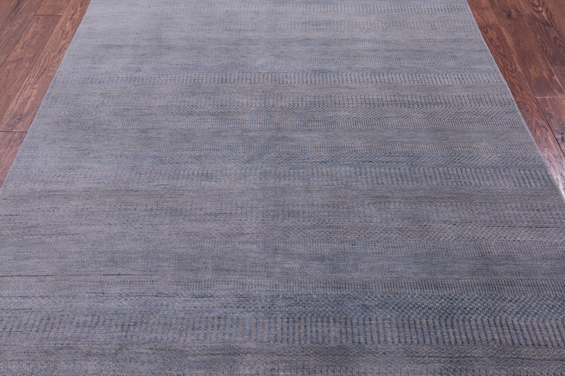 Savannah Grass Hand Knotted Wool & Silk Rug - 6' 0" X 8' 11" - Golden Nile