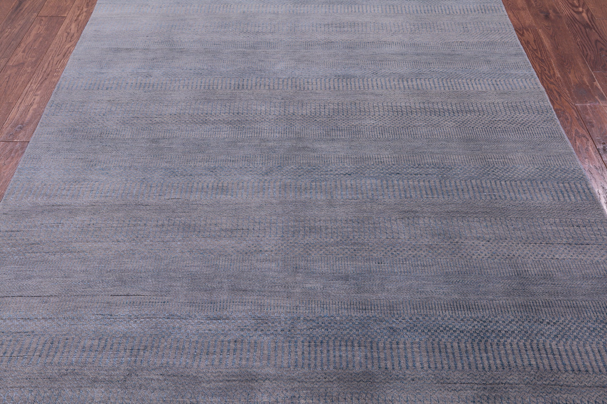 Savannah Grass Hand Knotted Wool & Silk Rug - 6' 0" X 8' 11" - Golden Nile