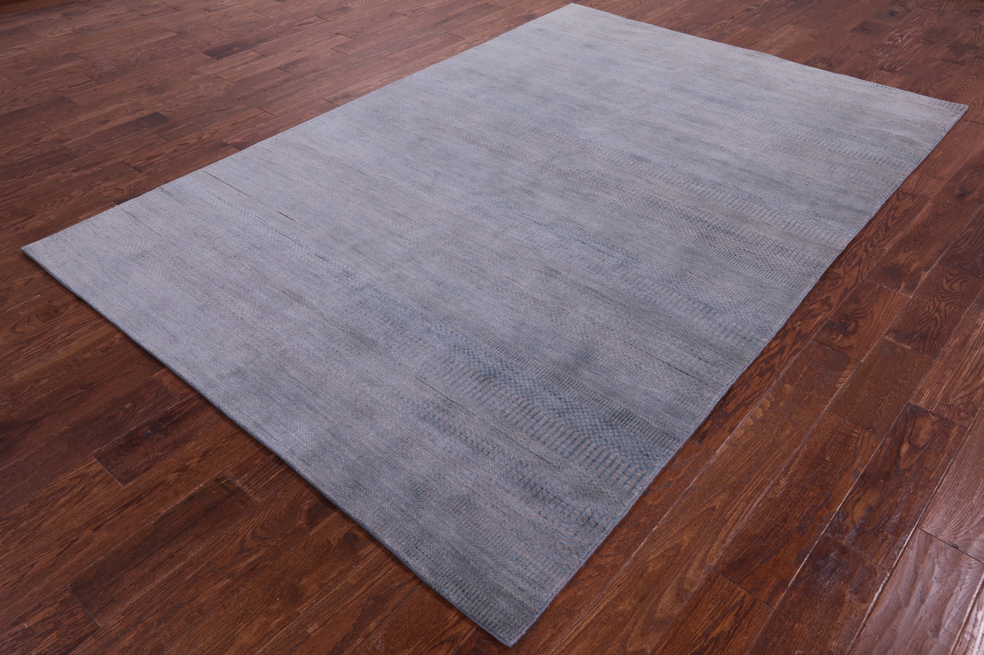 Savannah Grass Hand Knotted Wool & Silk Rug - 6' 0" X 8' 11" - Golden Nile