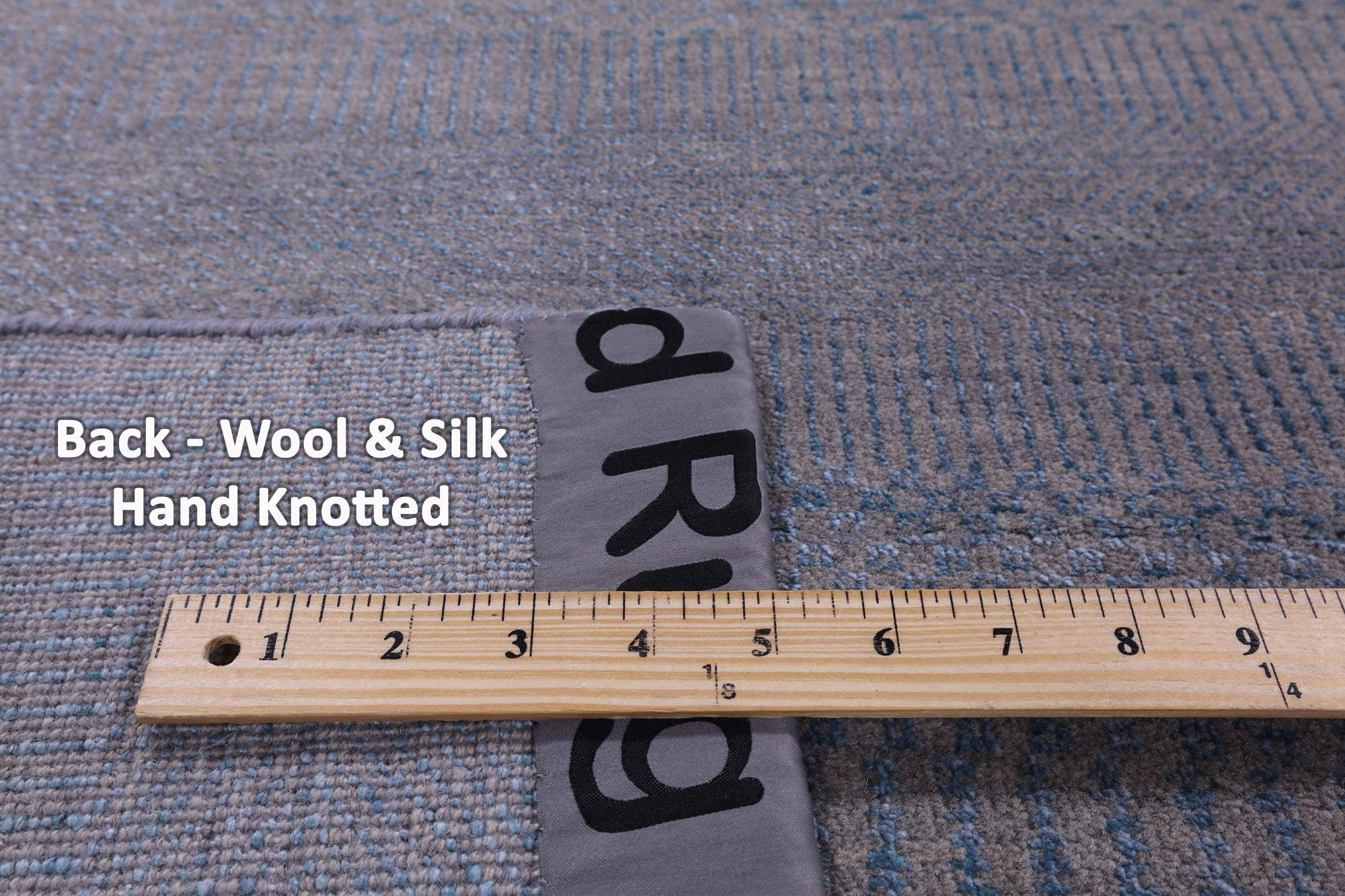 Savannah Grass Hand Knotted Wool & Silk Rug - 6' 0" X 8' 11" - Golden Nile
