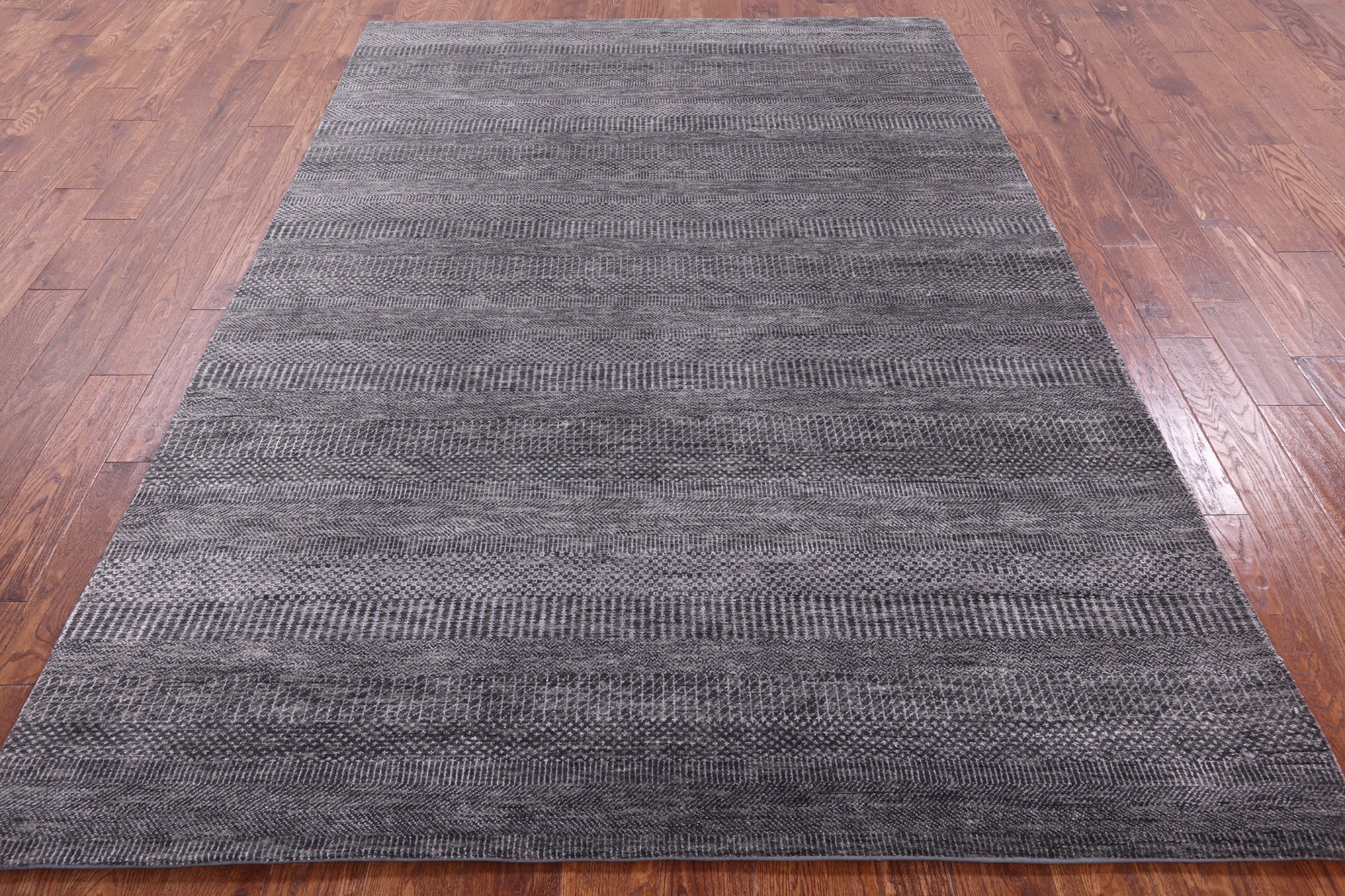 Savannah Grass Hand Knotted Wool & Silk Rug - 6' 1" X 8' 11" - Golden Nile
