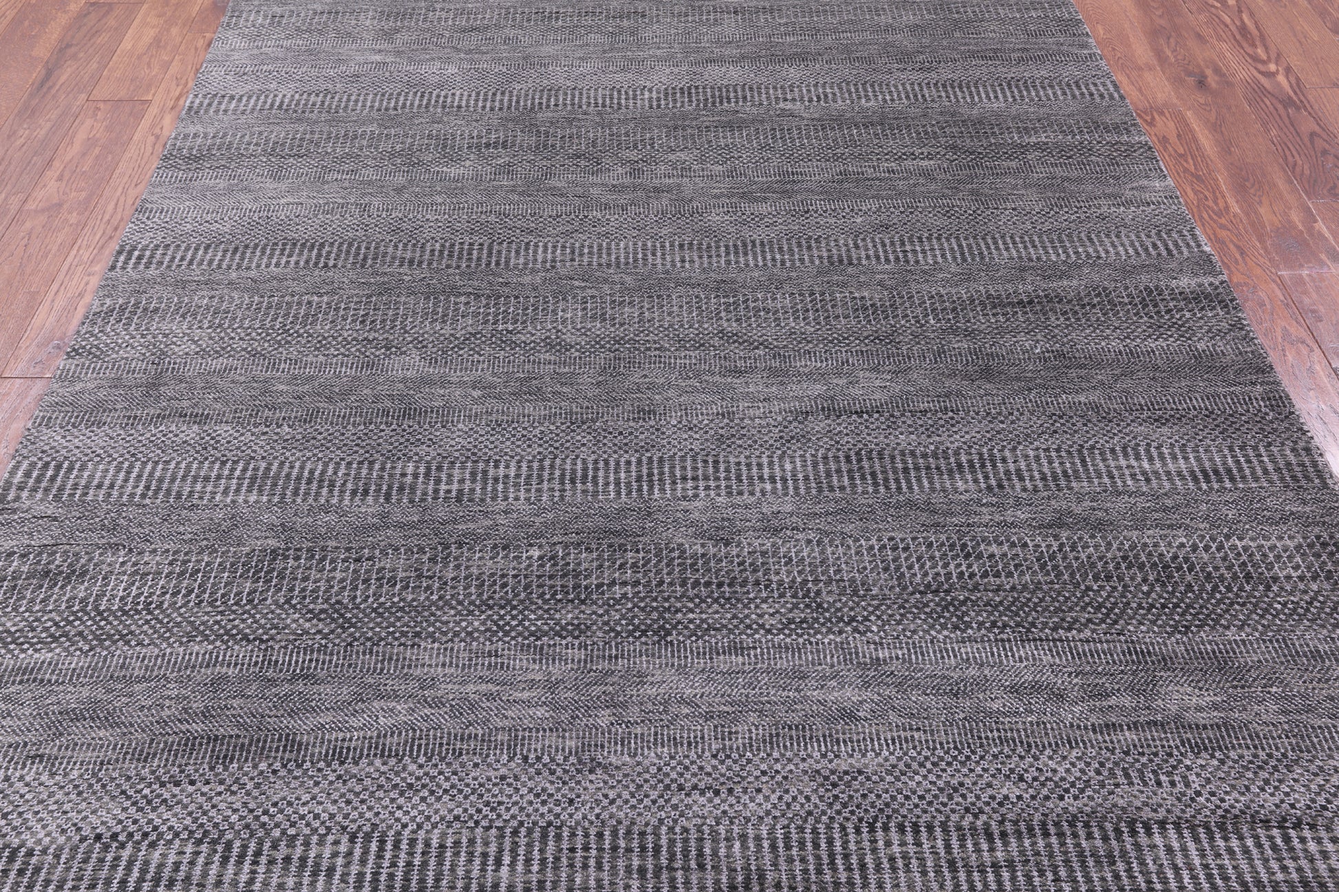 Savannah Grass Hand Knotted Wool & Silk Rug - 6' 1" X 8' 11" - Golden Nile