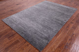 Savannah Grass Hand Knotted Wool & Silk Rug - 6' 1" X 8' 11" - Golden Nile