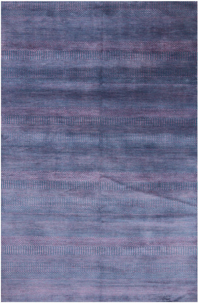 Savannah Grass Hand Knotted Wool & Silk Rug - 6' 1" X 9' 2" - Golden Nile