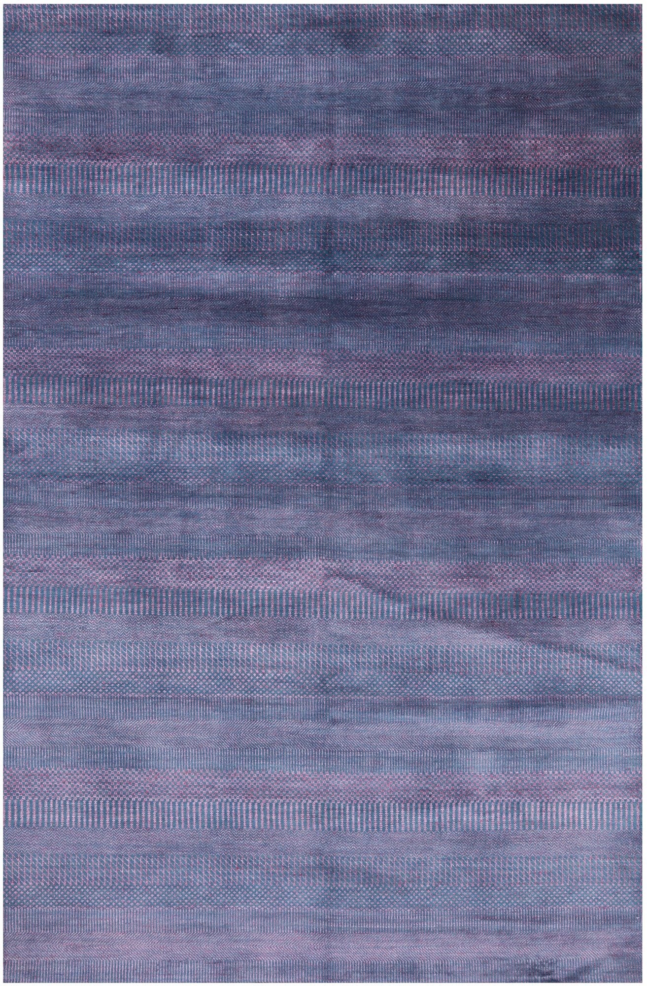 Savannah Grass Hand Knotted Wool & Silk Rug - 6' 1" X 9' 2" - Golden Nile