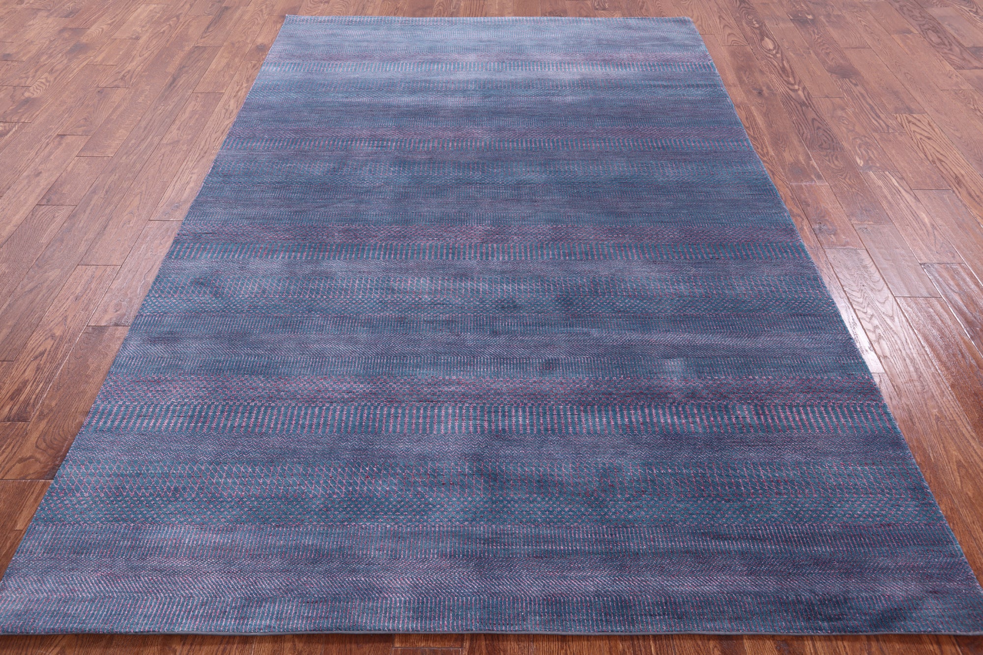 Savannah Grass Hand Knotted Wool & Silk Rug - 6' 1" X 9' 2" - Golden Nile