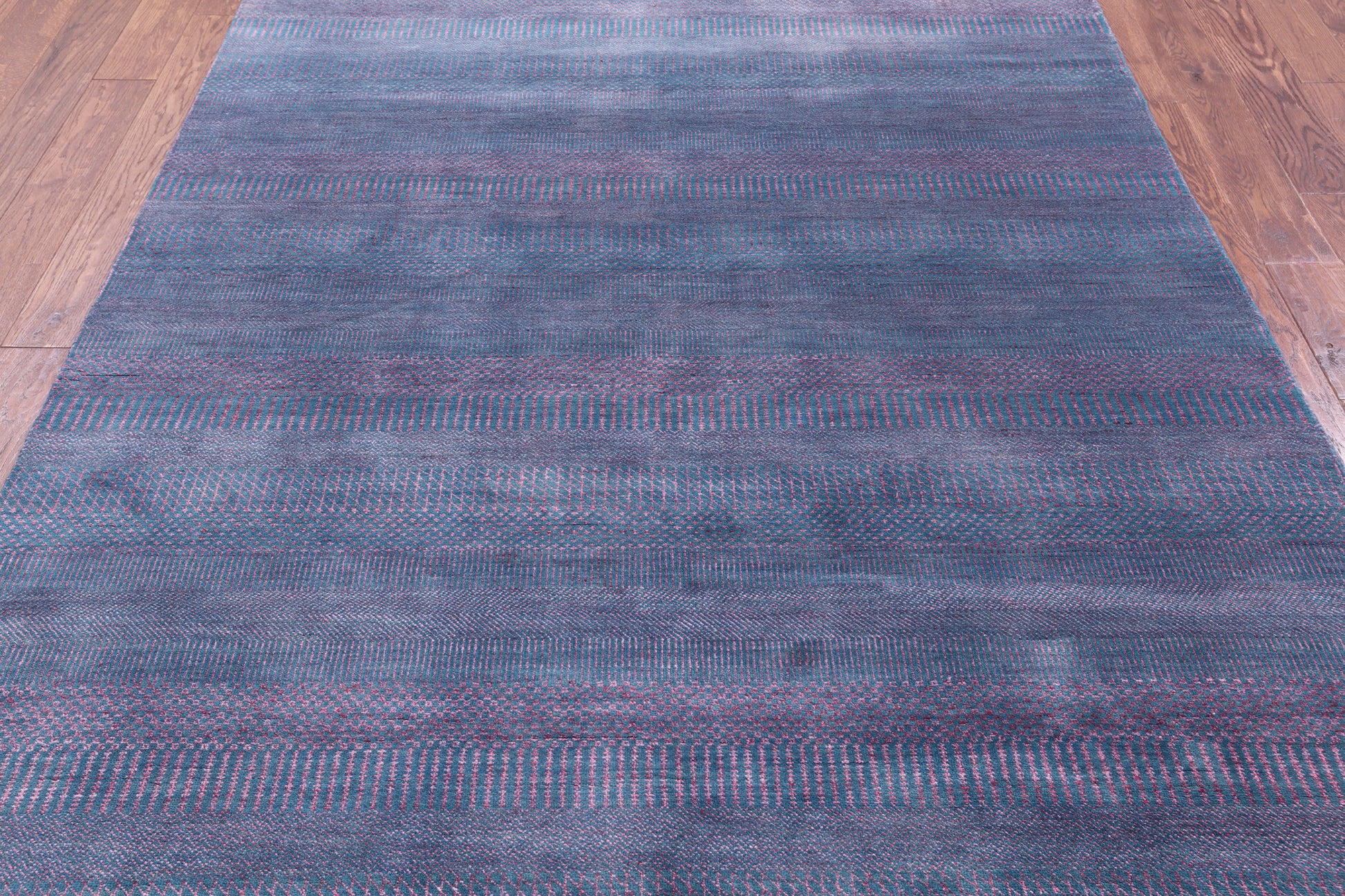 Savannah Grass Hand Knotted Wool & Silk Rug - 6' 1" X 9' 2" - Golden Nile