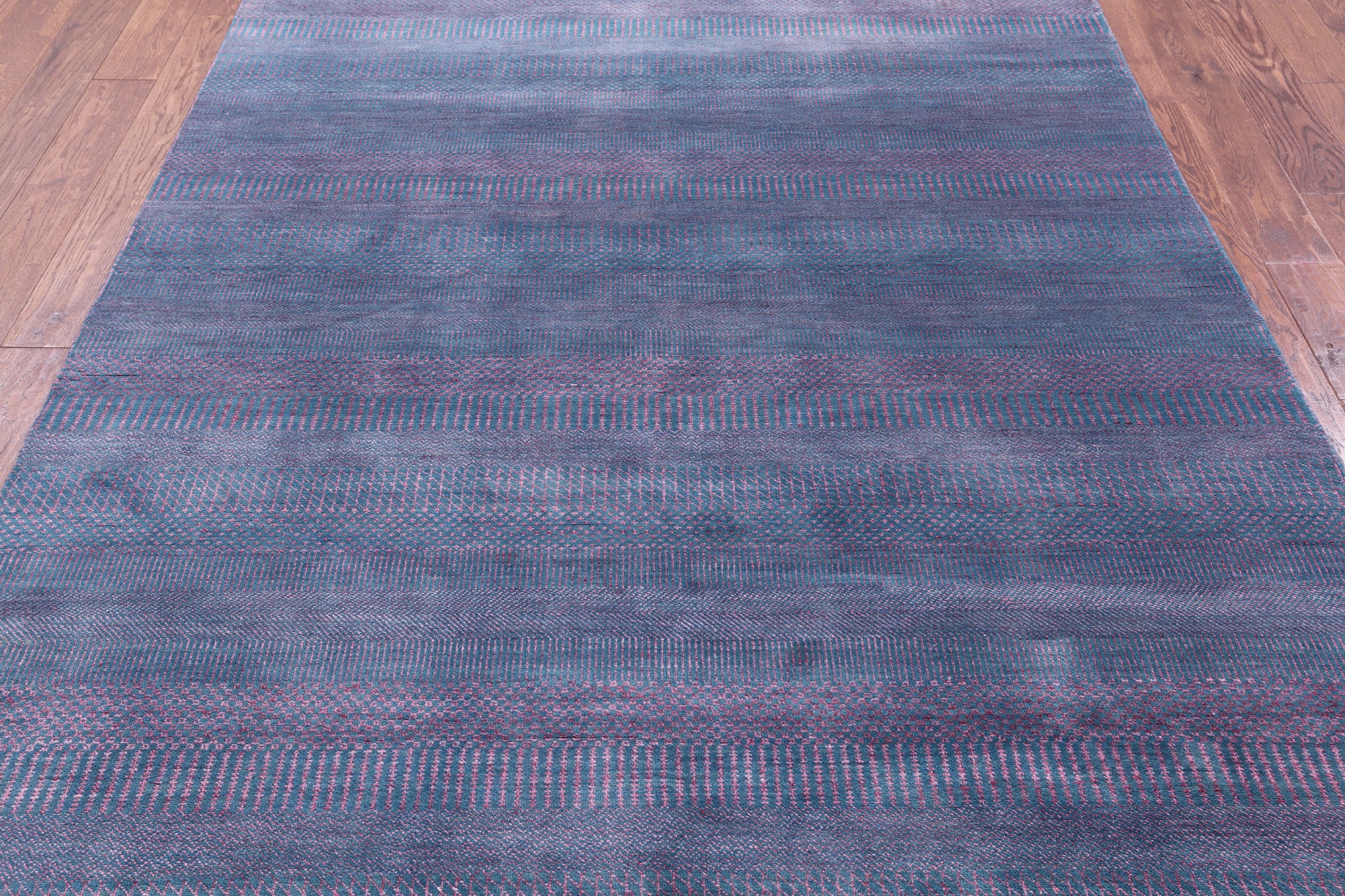 Savannah Grass Hand Knotted Wool & Silk Rug - 6' 1" X 9' 2" - Golden Nile