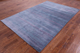Savannah Grass Hand Knotted Wool & Silk Rug - 6' 1" X 9' 2" - Golden Nile