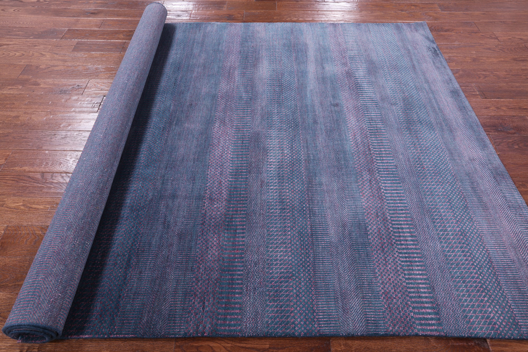 Savannah Grass Hand Knotted Wool & Silk Rug - 6' 1" X 9' 2" - Golden Nile