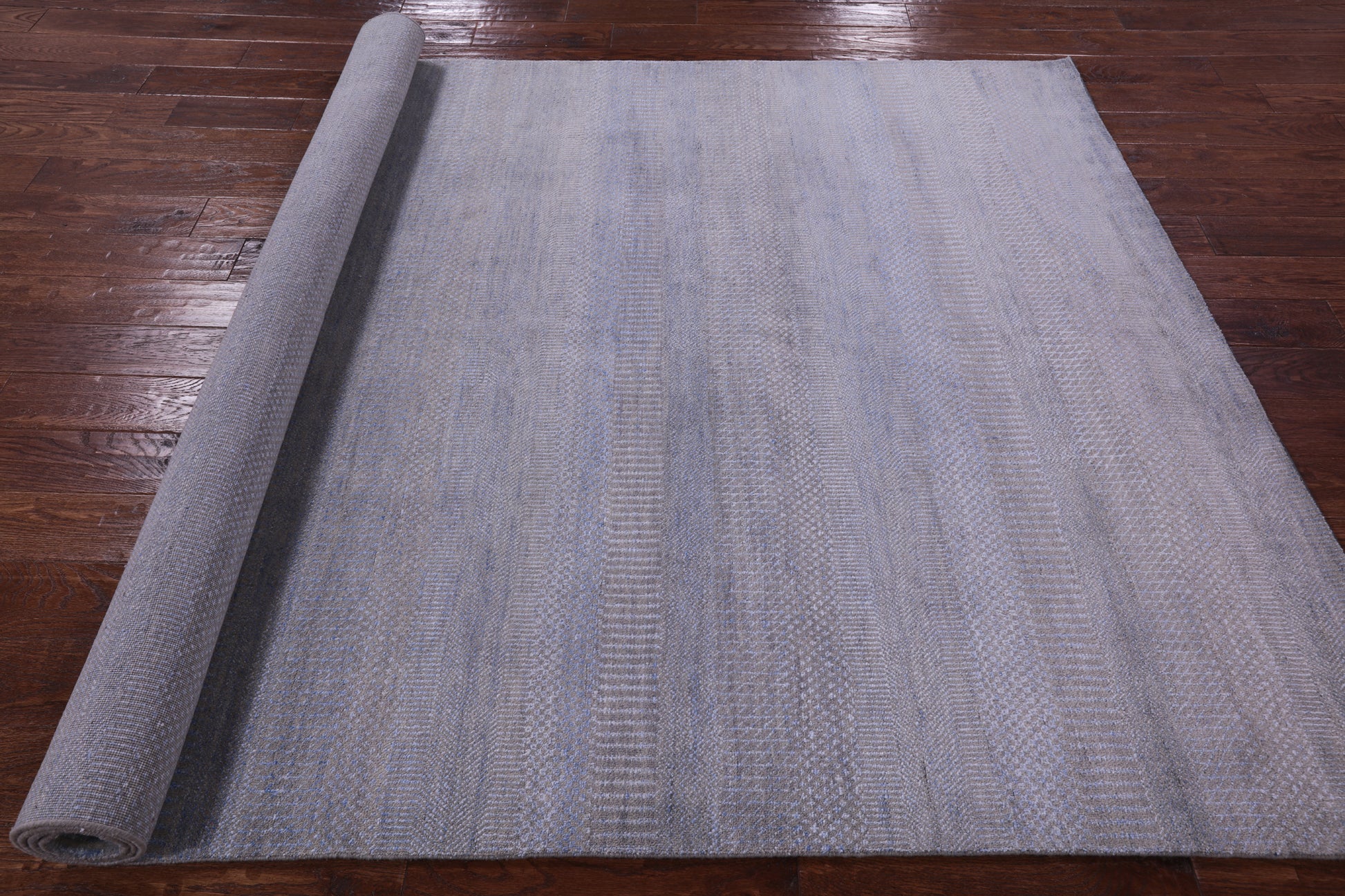 Savannah Grass Hand Knotted Wool & Silk Rug - 6' 1" X 9' 2" - Golden Nile