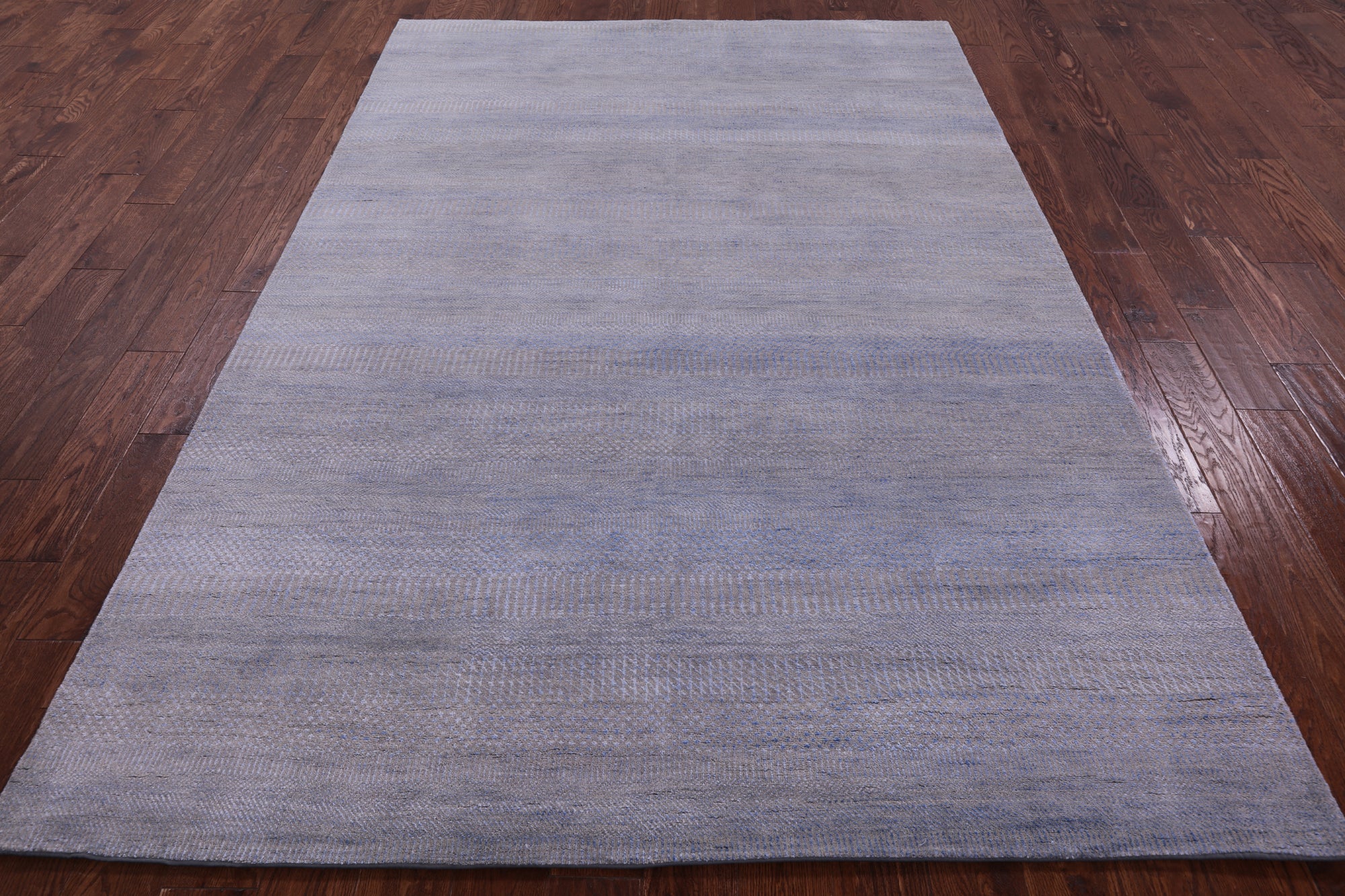 Savannah Grass Hand Knotted Wool & Silk Rug - 6' 1" X 9' 2" - Golden Nile