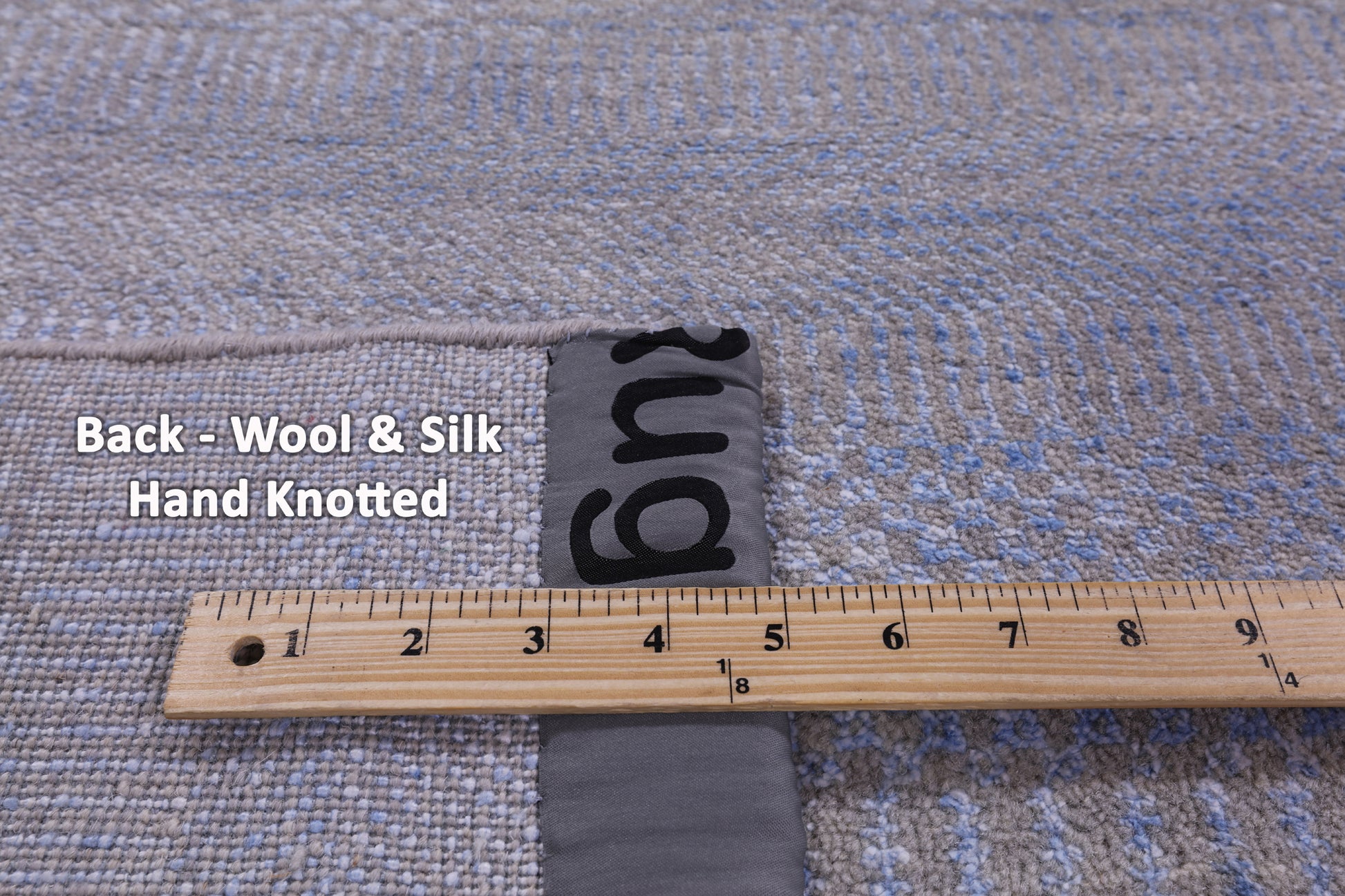 Savannah Grass Hand Knotted Wool & Silk Rug - 6' 1" X 9' 2" - Golden Nile
