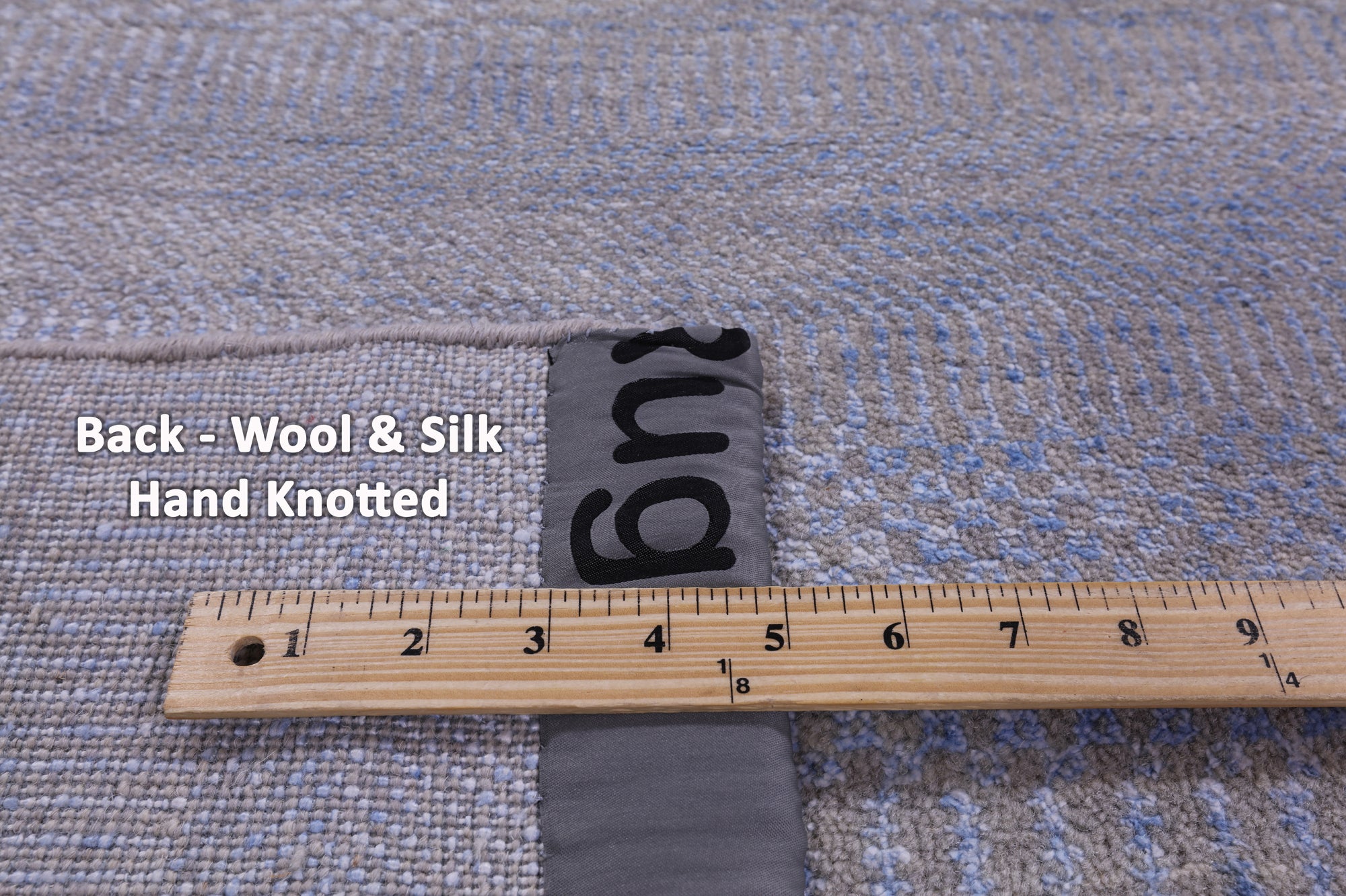 Savannah Grass Hand Knotted Wool & Silk Rug - 6' 1" X 9' 2" - Golden Nile