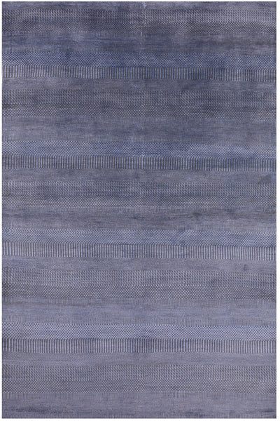 Savannah Grass Hand Knotted Wool & Silk Rug - 6' 1" X 9' 3" - Golden Nile