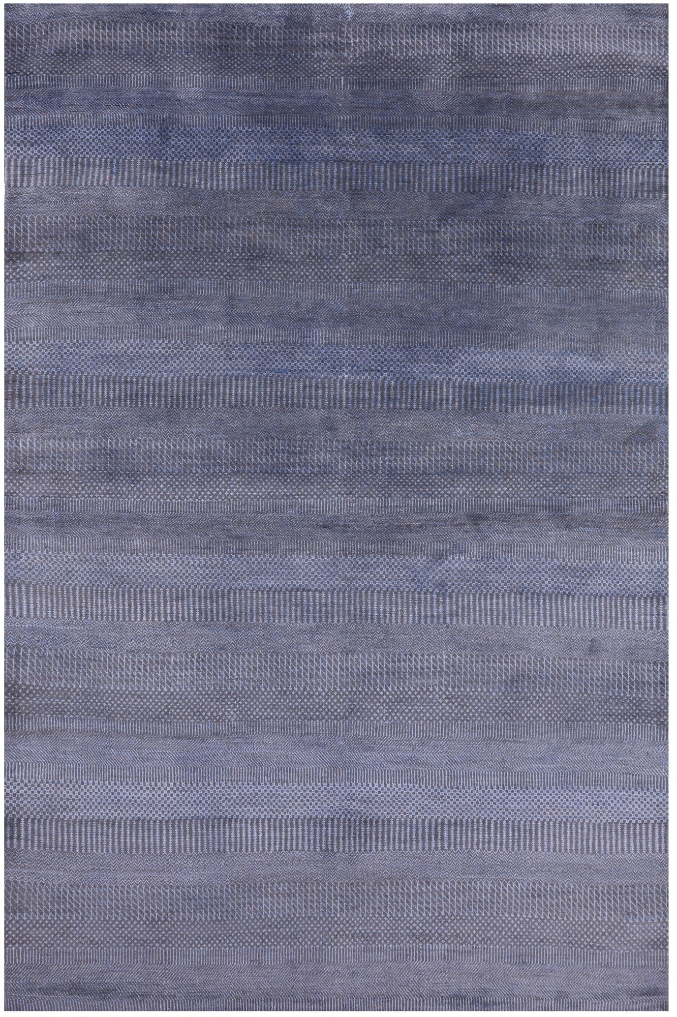 Savannah Grass Hand Knotted Wool & Silk Rug - 6' 1" X 9' 3" - Golden Nile