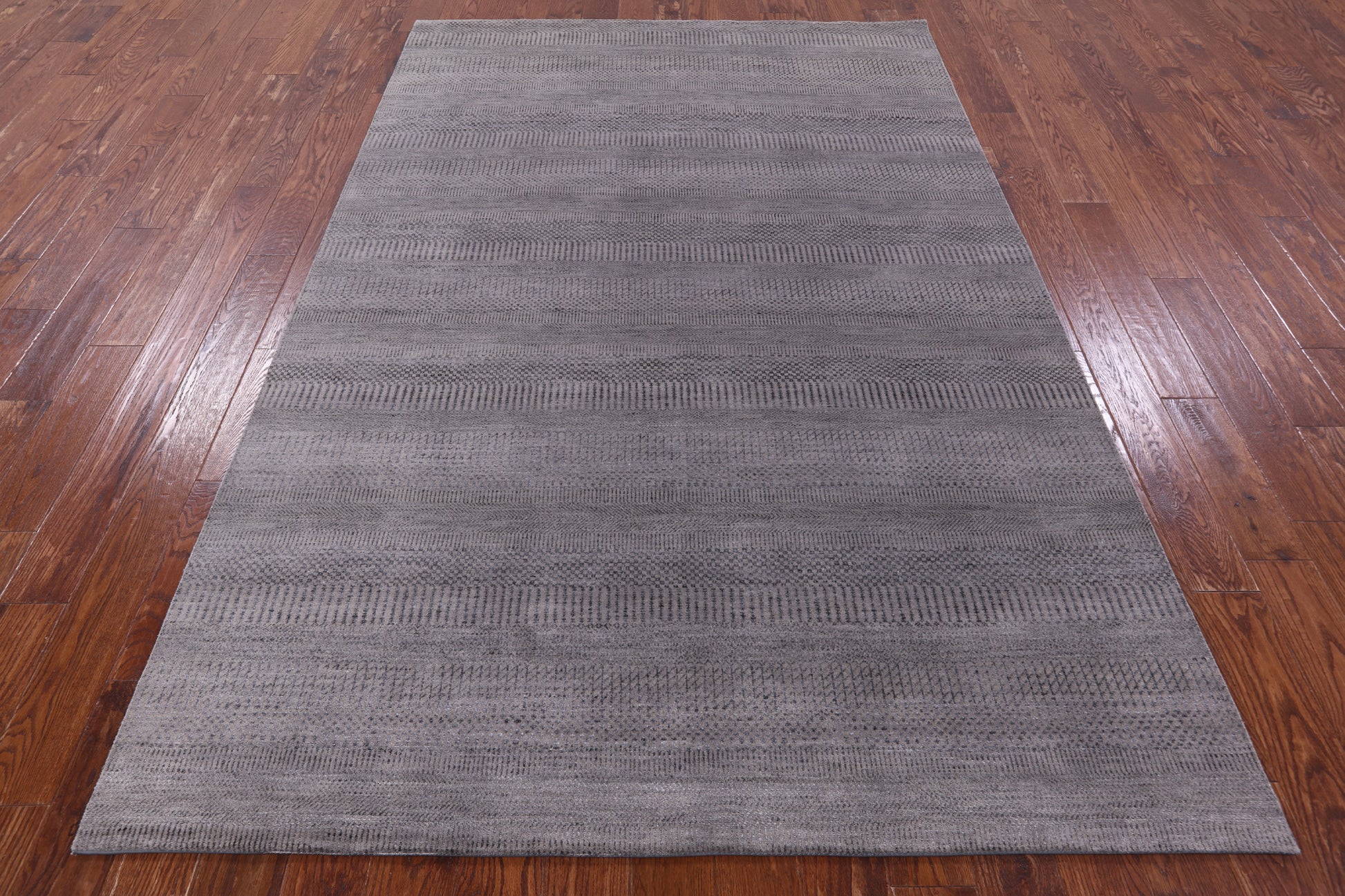 Savannah Grass Hand Knotted Wool & Silk Rug - 6' 0" X 9' 1" - Golden Nile