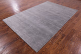 Savannah Grass Hand Knotted Wool & Silk Rug - 6' 0" X 9' 1" - Golden Nile