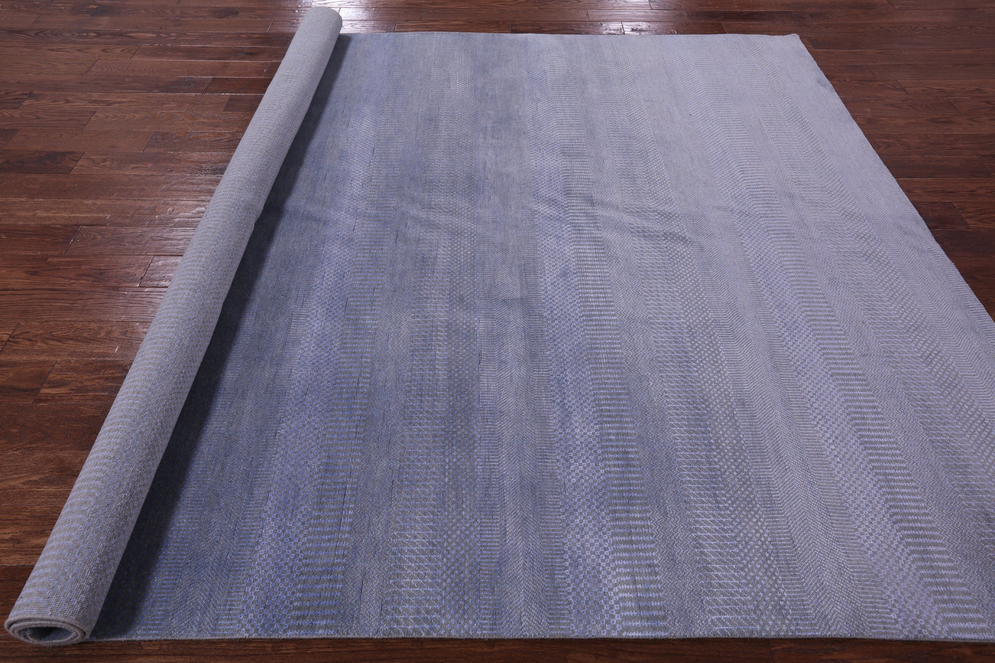 Savannah Grass Handmade Wool & Silk Rug - 7' 11" X 10' 0" - Golden Nile