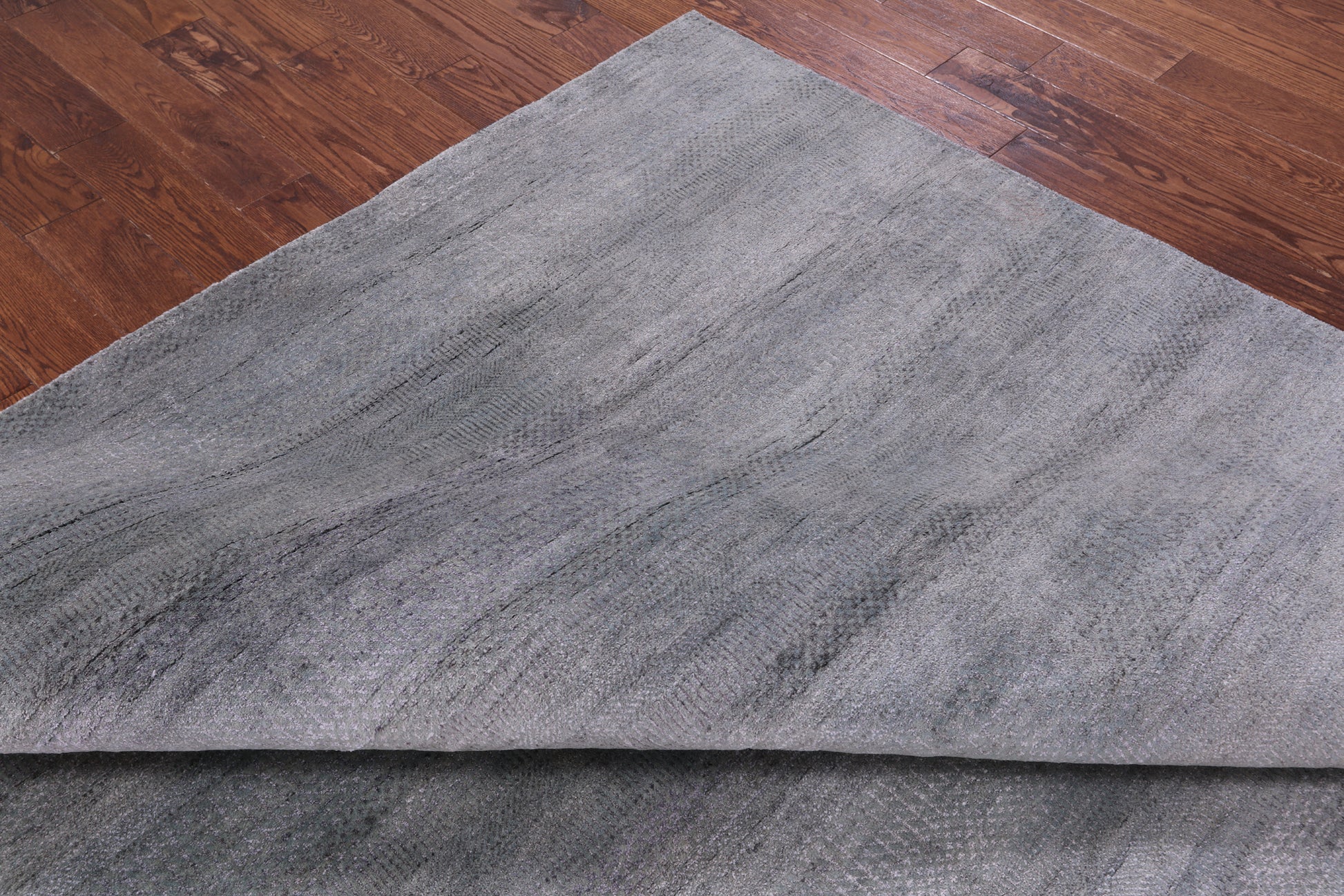 Savannah Grass Hand Knotted Wool & Silk Rug - 8' 0" X 10' 0" - Golden Nile