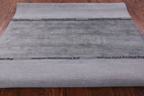 Savannah Grass Hand Knotted Wool & Silk Rug - 8' 0" X 10' 0" - Golden Nile