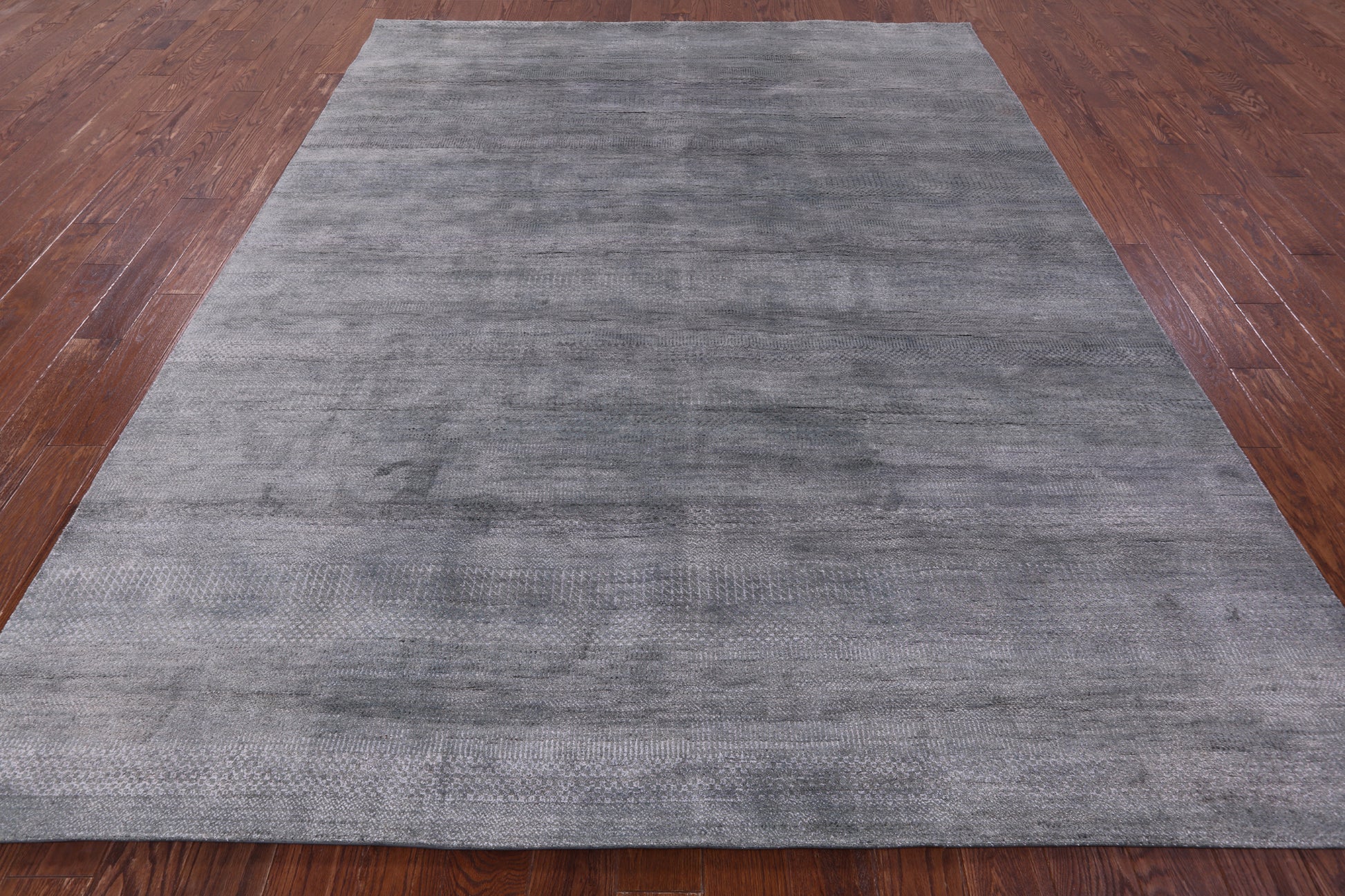 Savannah Grass Hand Knotted Wool & Silk Rug - 8' 0" X 10' 0" - Golden Nile