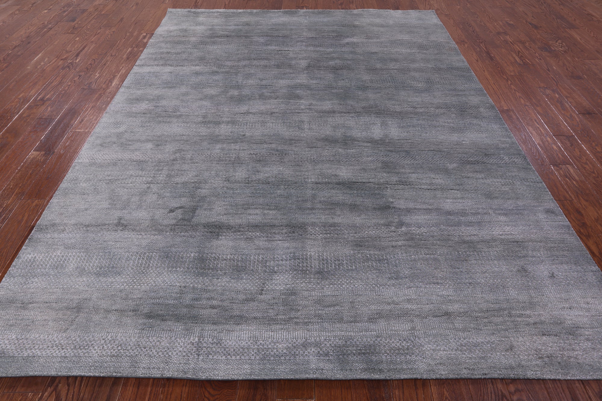 Savannah Grass Hand Knotted Wool & Silk Rug - 8' 0" X 10' 0" - Golden Nile