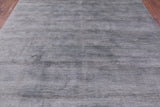 Savannah Grass Hand Knotted Wool & Silk Rug - 8' 0" X 10' 0" - Golden Nile