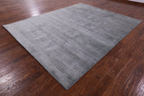 Savannah Grass Hand Knotted Wool & Silk Rug - 8' 0" X 10' 0" - Golden Nile