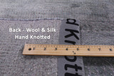 Savannah Grass Hand Knotted Wool & Silk Rug - 8' 0" X 10' 0" - Golden Nile