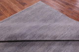 Savannah Grass Handmade Wool & Silk Rug - 8' 0" X 9' 11" - Golden Nile
