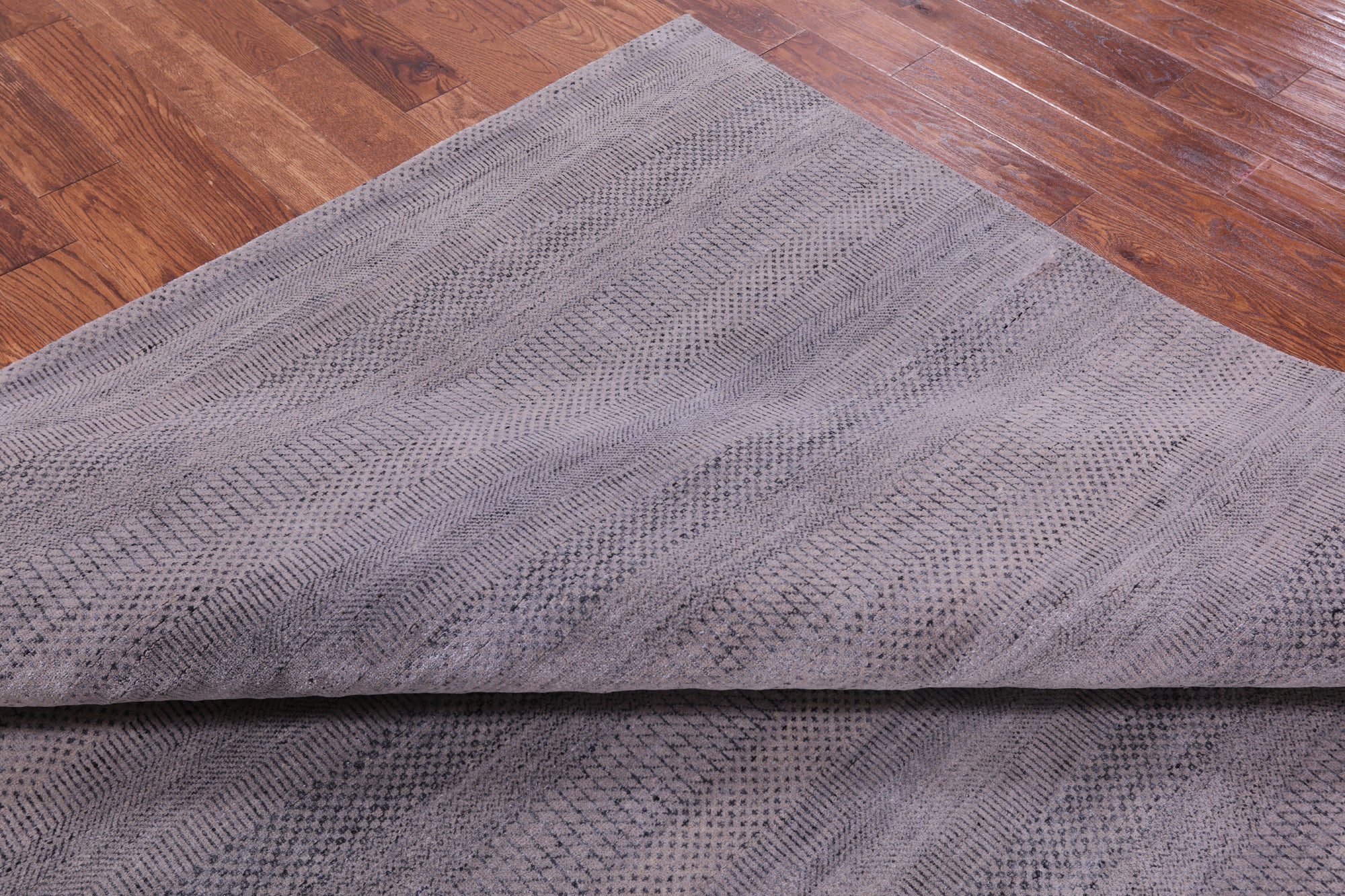 Savannah Grass Handmade Wool & Silk Rug - 8' 0" X 9' 11" - Golden Nile