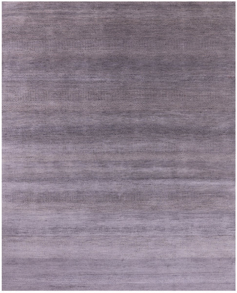 Savannah Grass Handmade Wool & Silk Rug - 8' 0" X 9' 11" - Golden Nile