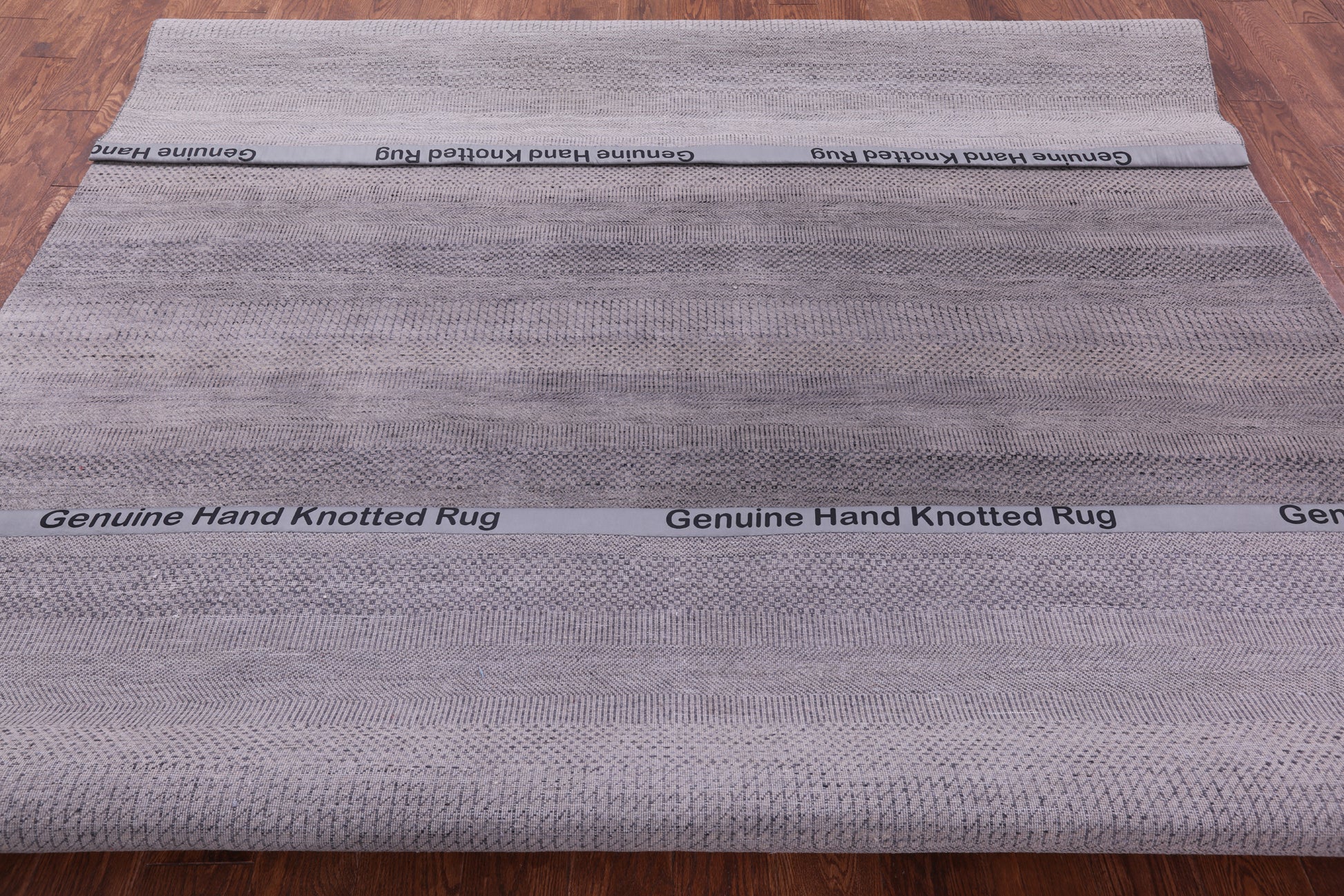 Savannah Grass Handmade Wool & Silk Rug - 8' 0" X 9' 11" - Golden Nile