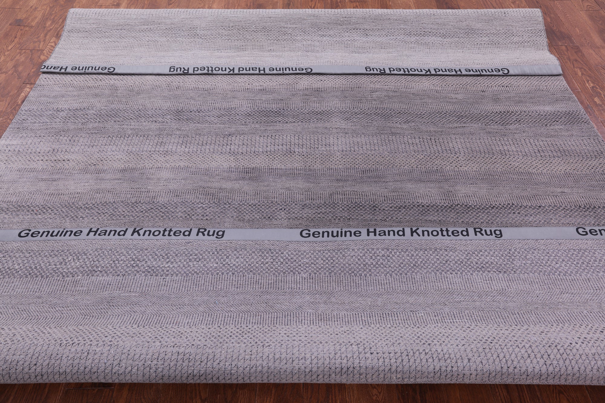 Savannah Grass Handmade Wool & Silk Rug - 8' 0" X 9' 11" - Golden Nile