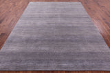 Savannah Grass Handmade Wool & Silk Rug - 8' 0" X 9' 11" - Golden Nile