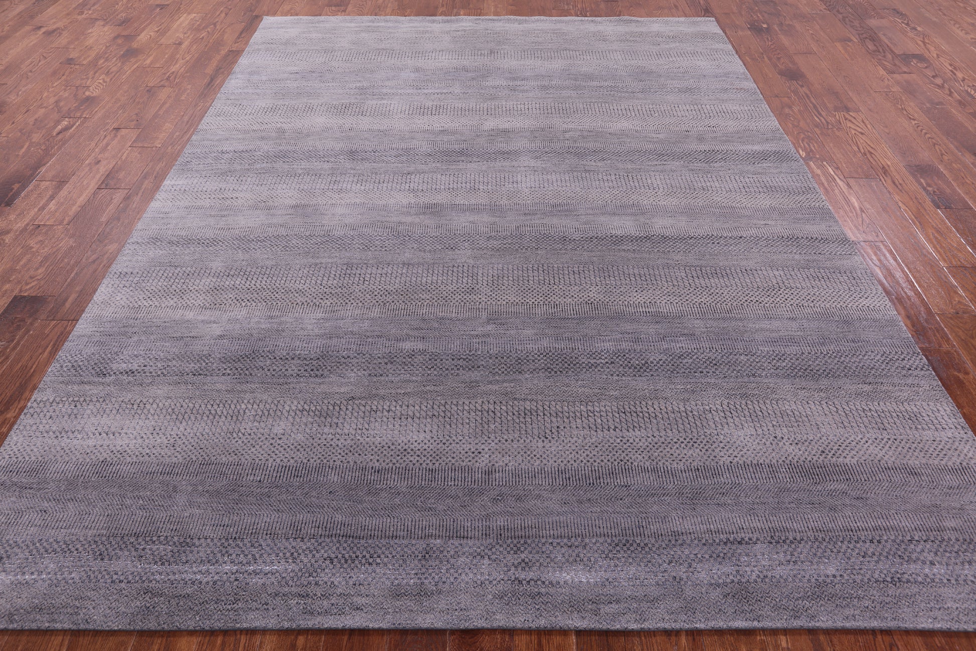 Savannah Grass Handmade Wool & Silk Rug - 8' 0" X 9' 11" - Golden Nile