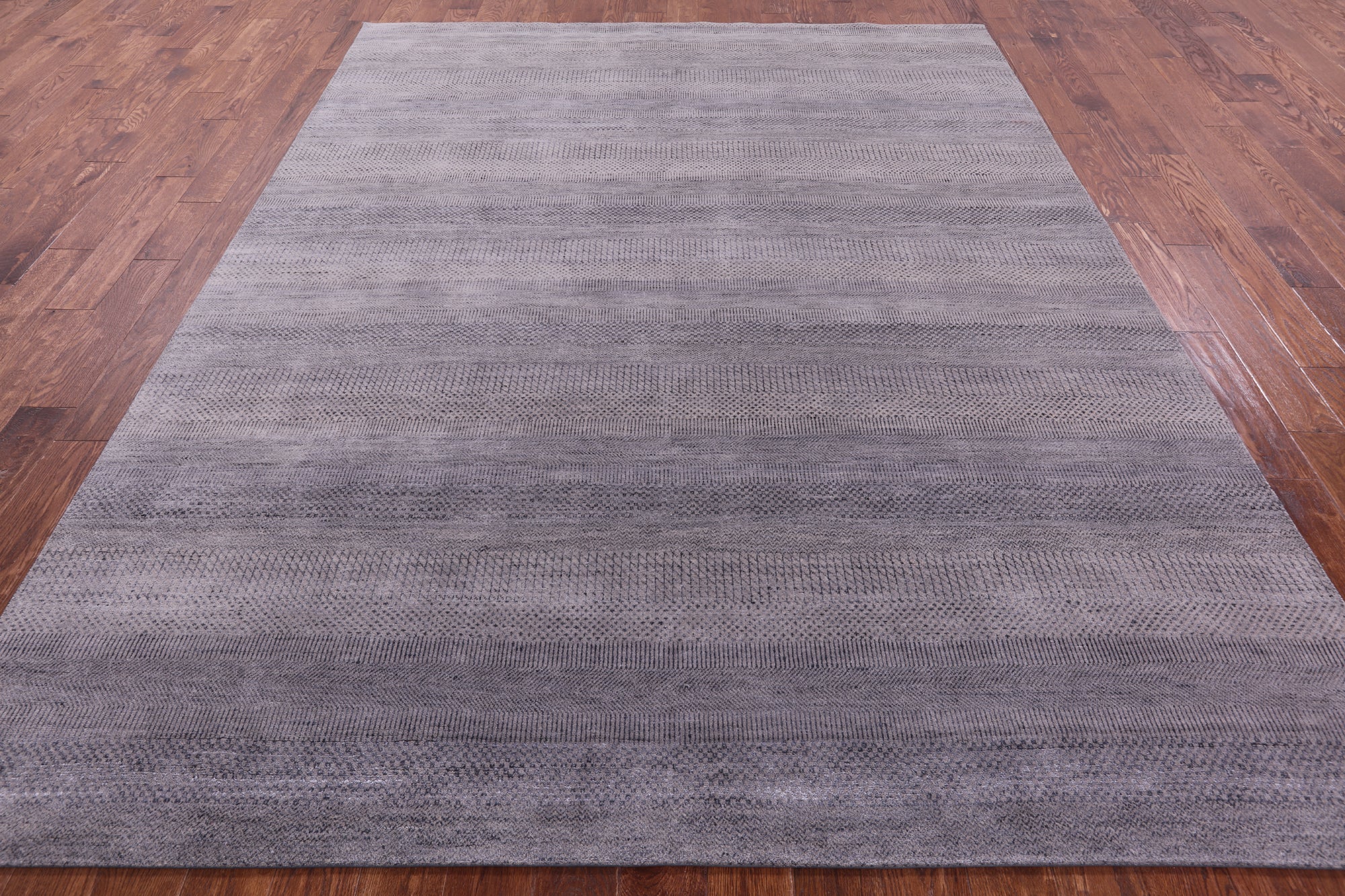 Savannah Grass Handmade Wool & Silk Rug - 8' 0" X 9' 11" - Golden Nile