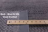 Savannah Grass Handmade Wool & Silk Rug - 8' 0" X 9' 11" - Golden Nile