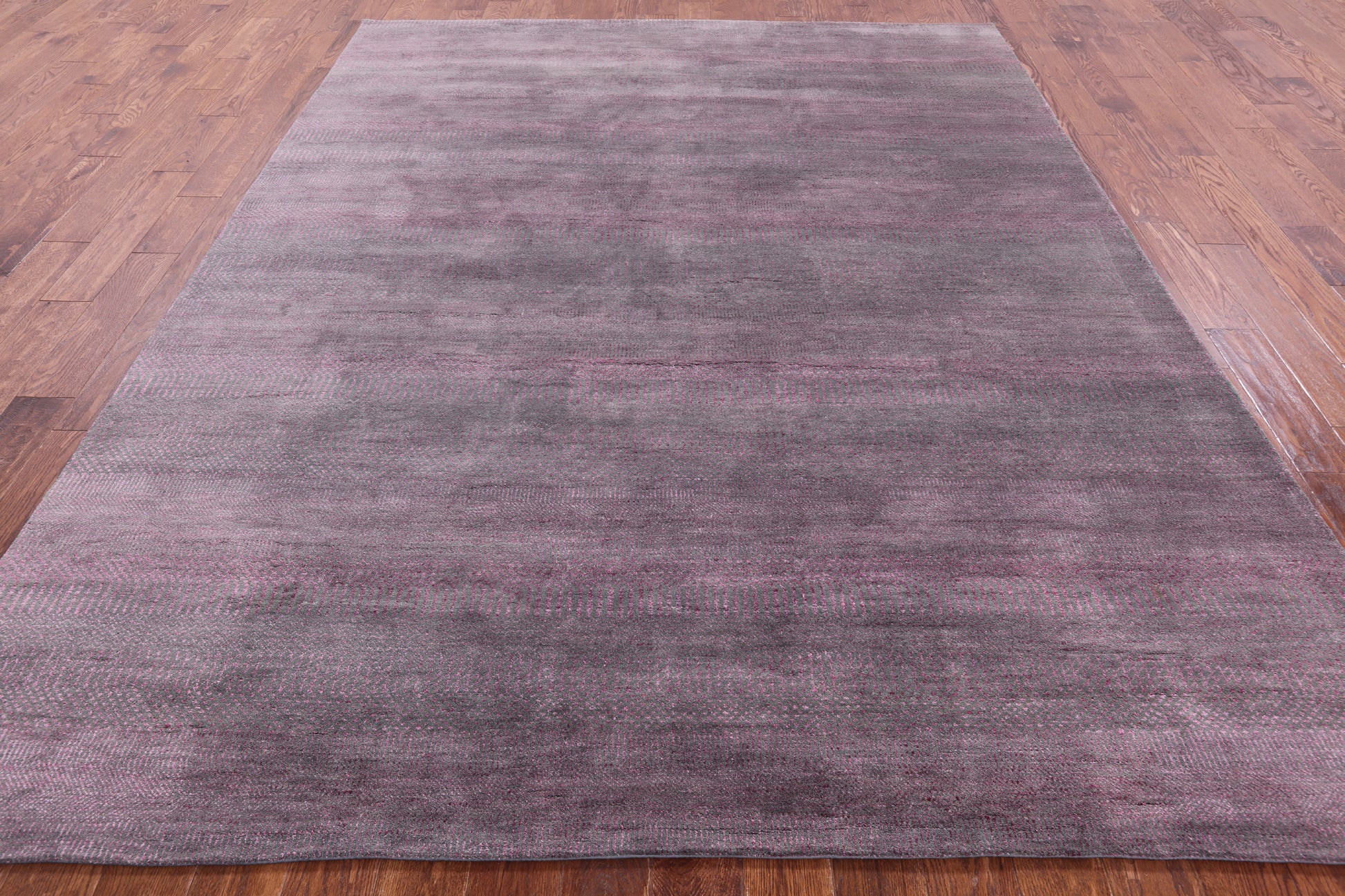 Savannah Grass Hand Knotted Wool & Silk Rug - 8' 0" X 10' 3" - Golden Nile