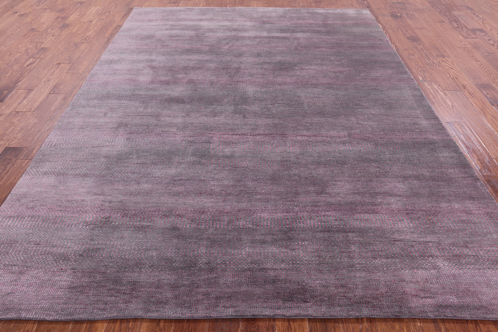 Savannah Grass Hand Knotted Wool & Silk Rug - 8' 0" X 10' 3" - Golden Nile