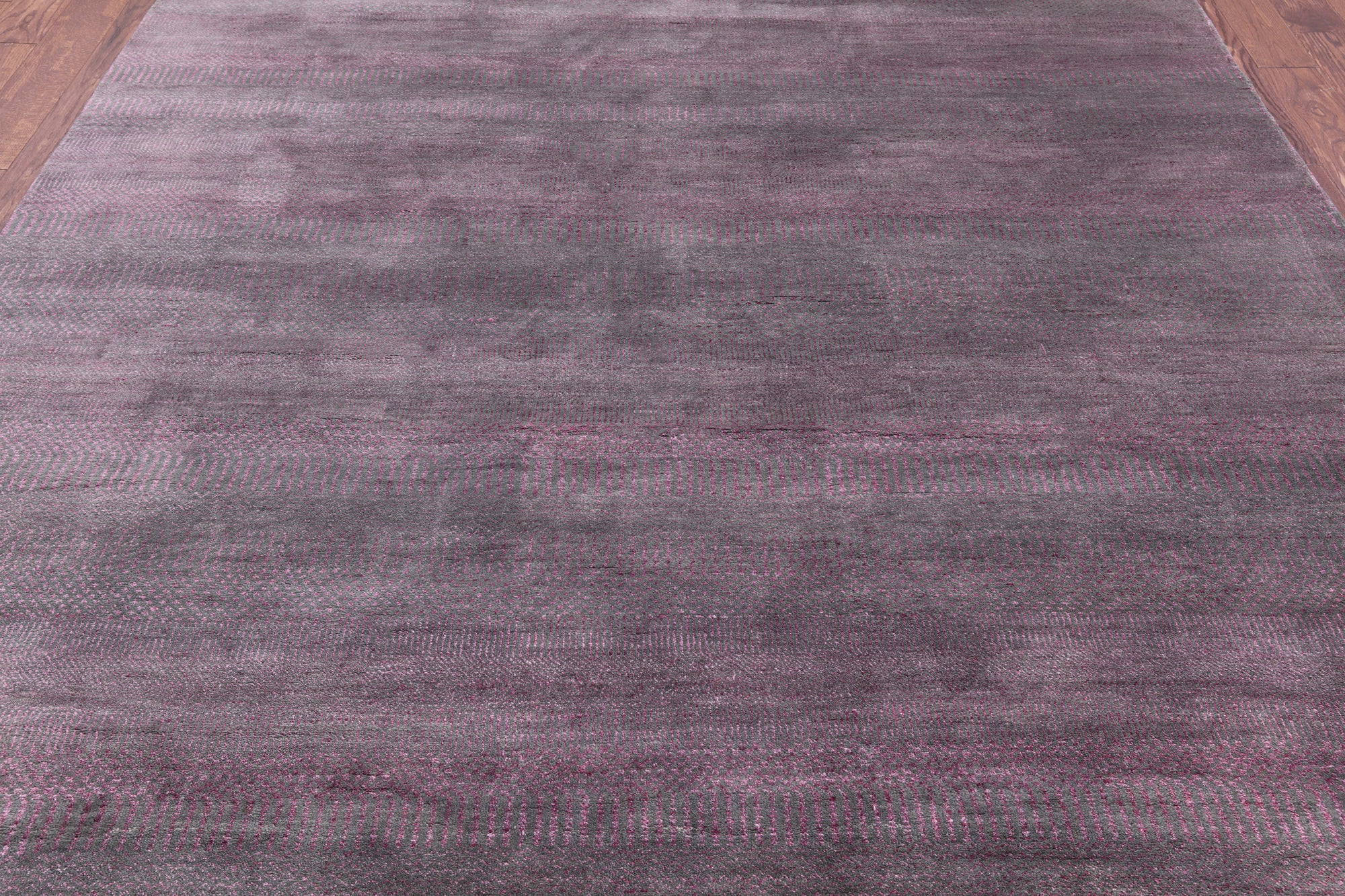 Savannah Grass Hand Knotted Wool & Silk Rug - 8' 0" X 10' 3" - Golden Nile