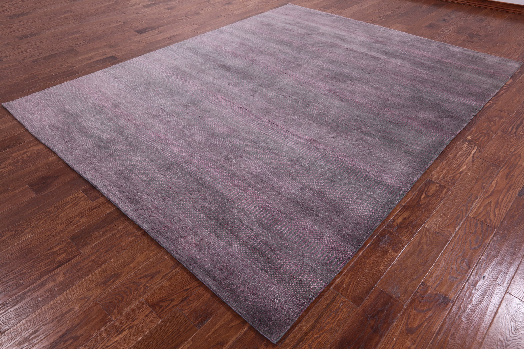 Savannah Grass Hand Knotted Wool & Silk Rug - 8' 0" X 10' 3" - Golden Nile