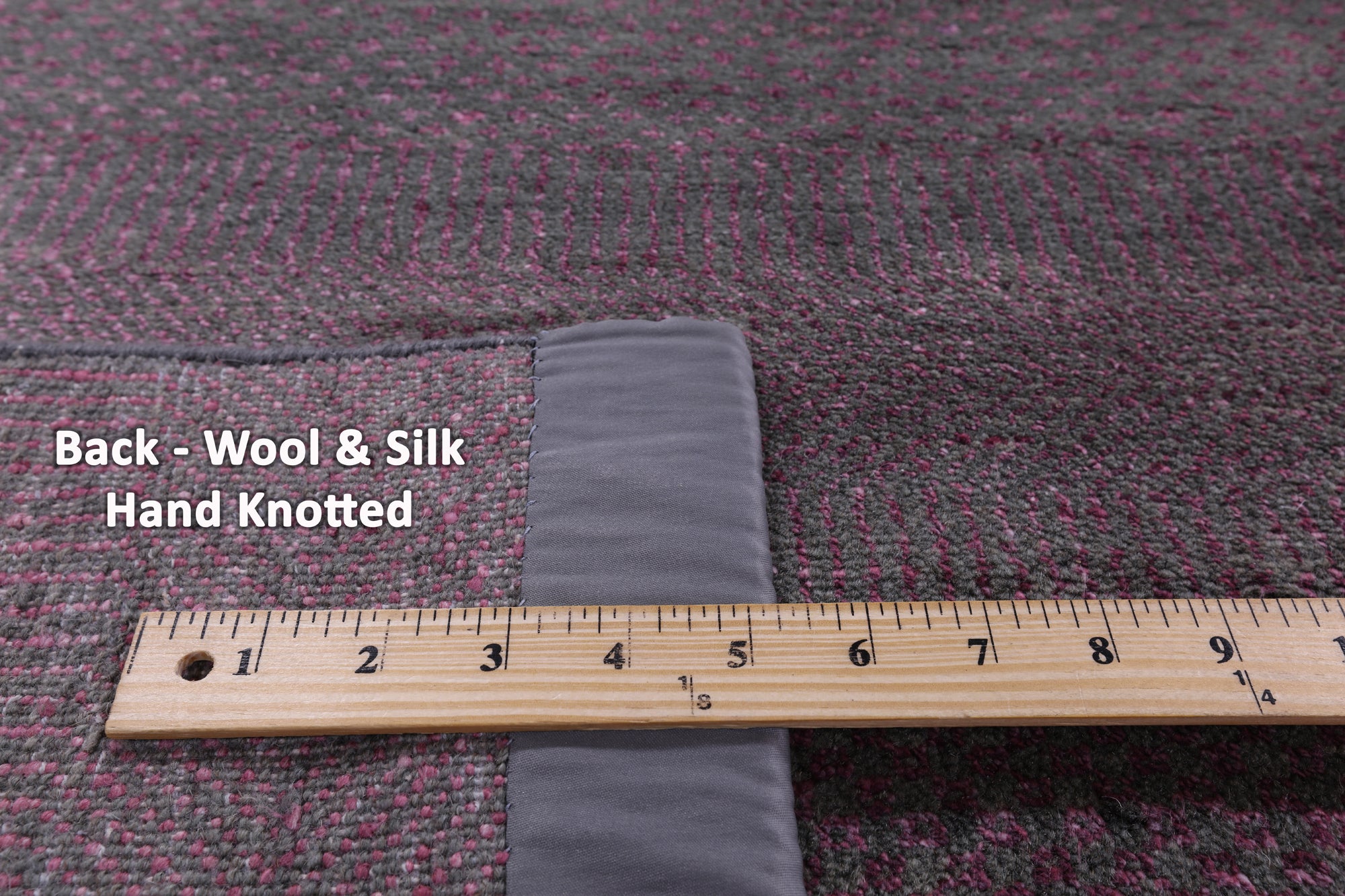 Savannah Grass Hand Knotted Wool & Silk Rug - 8' 0" X 10' 3" - Golden Nile